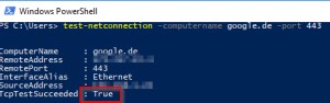 Preview PING mit Port - Windows cmd | PowerShell: Test-Netconnection